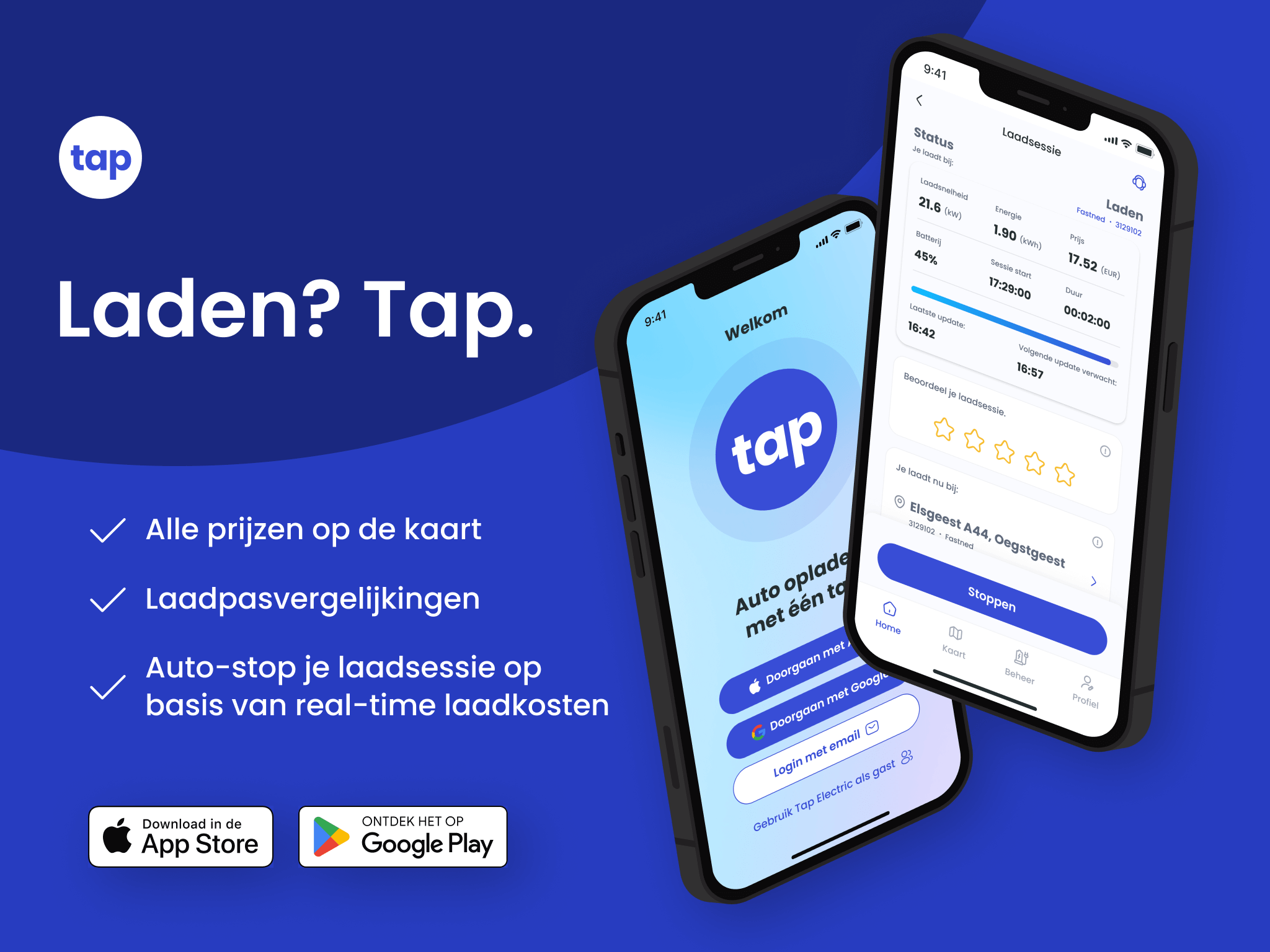 Tap-electric app